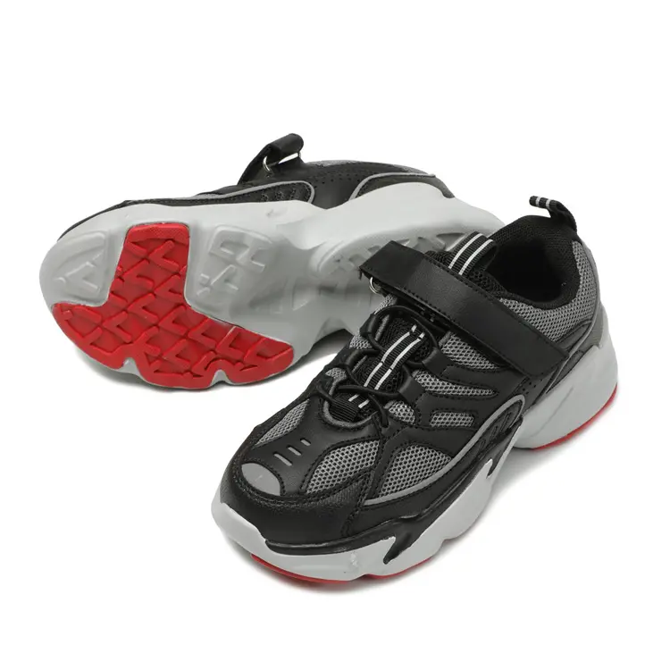 China Maker Wholesale Boy Girl Lightweight Comfortable Casual Kids Outdoor Sport Shoes Featured Image