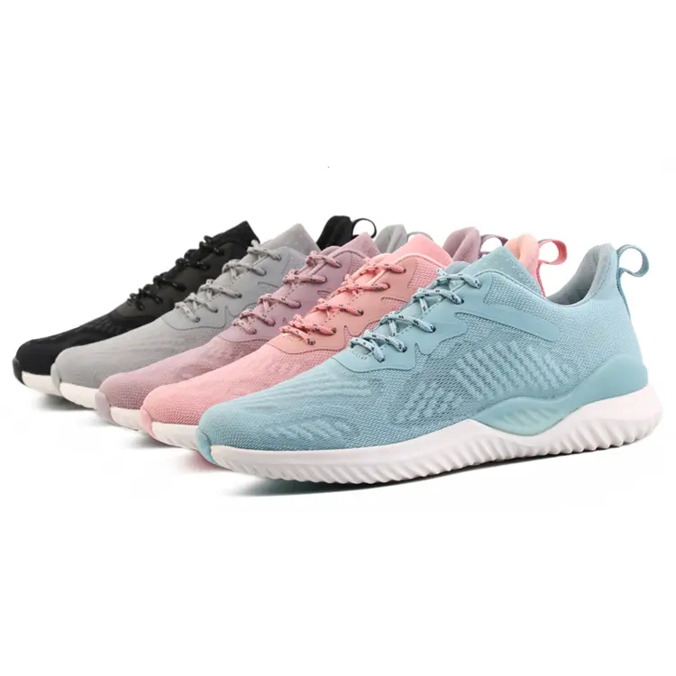 Custom Logo Colorful Mesh Breathable Soft Outdoor Men Sport Zapatillas Sneaker Running Shoes Mujer