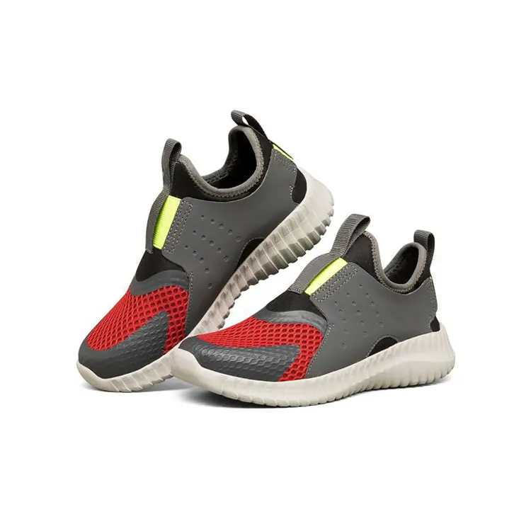 Customized T/T L/C Leather Mesh Breathable Running Sports Sneaker China OEM ODM Service Children Kids Summer Walking Shoes